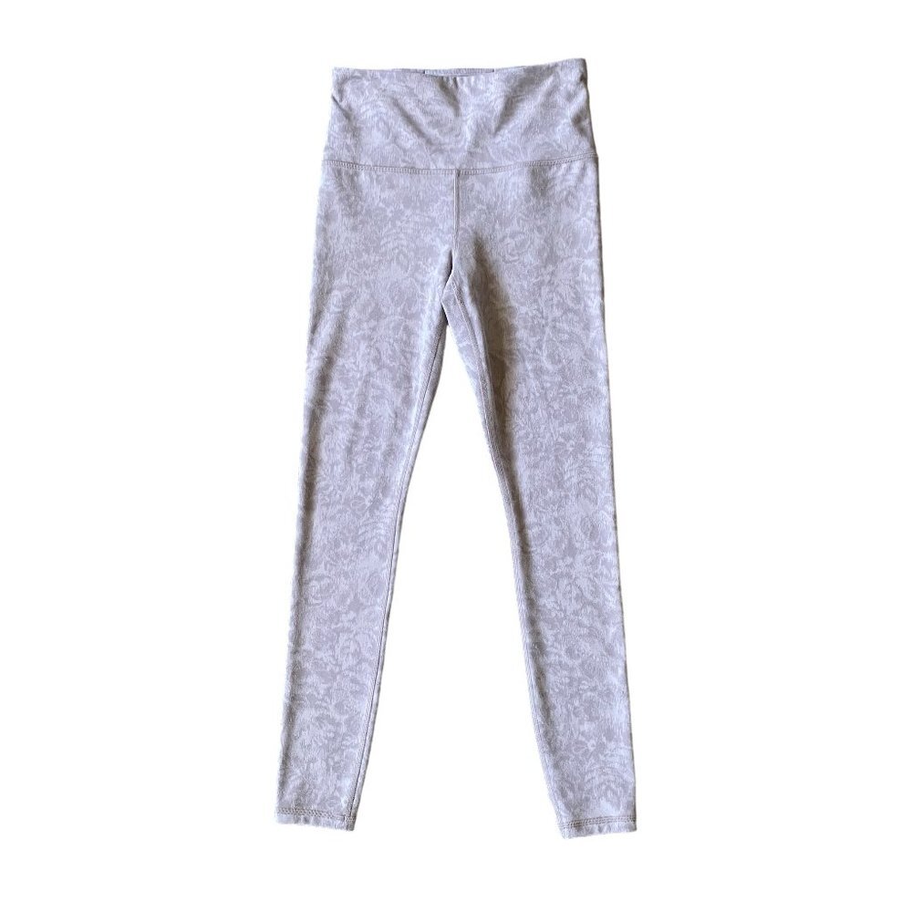Athleta Elation Textured Tight leggings frosted floral women's size small